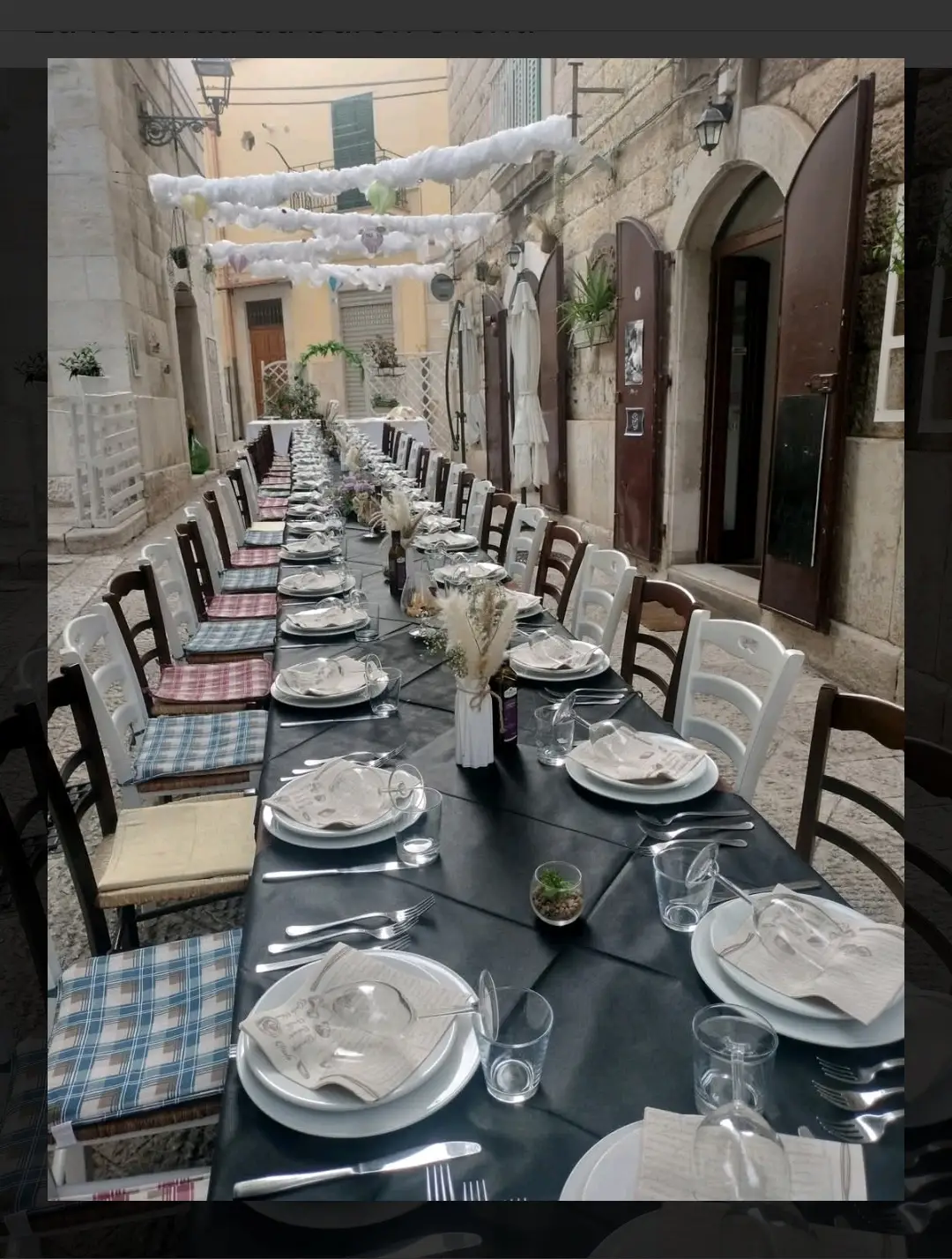 Specialità della locanda